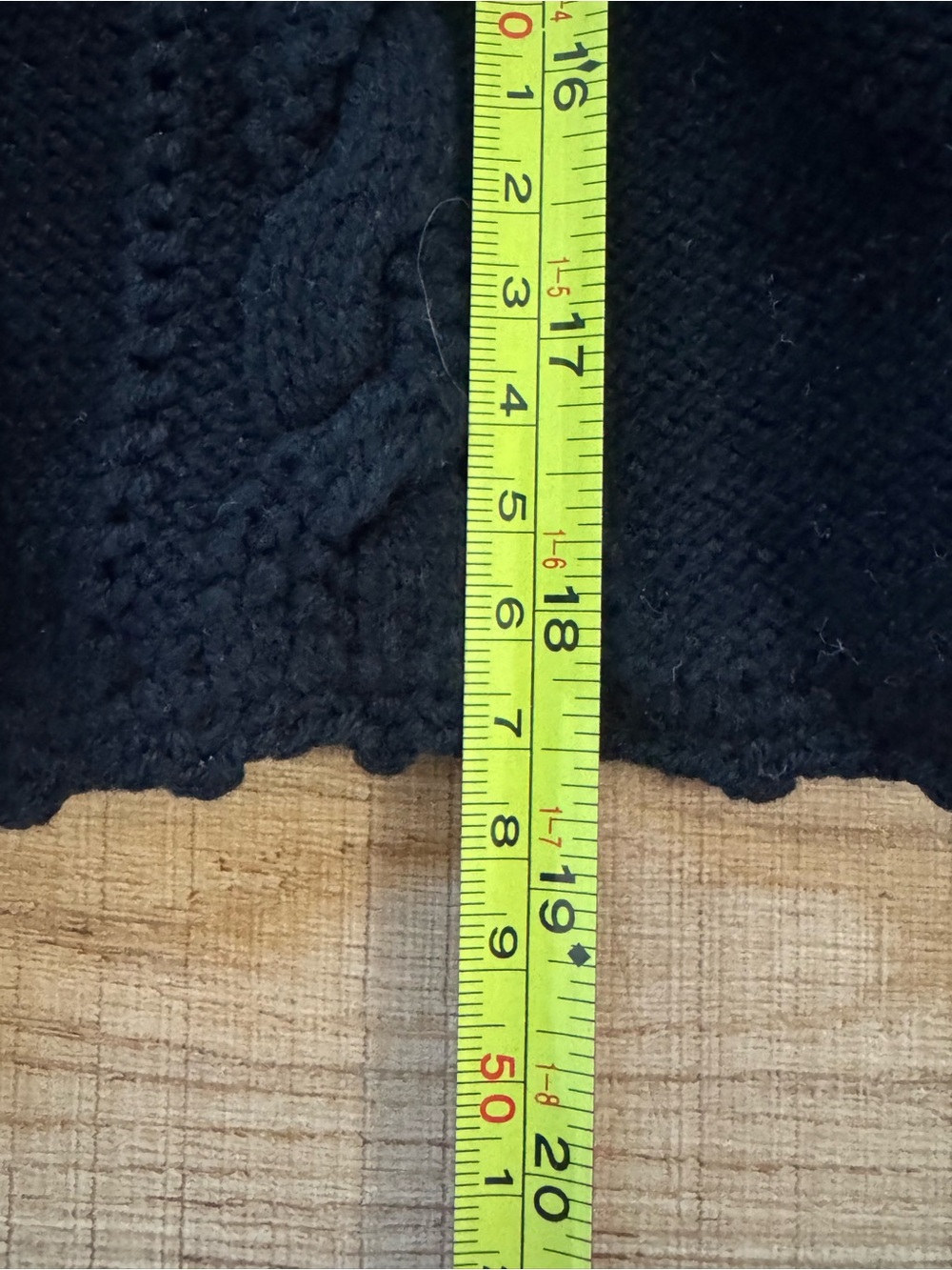 Farm Rio Black Embroidered Sunflower Cable Knit Peplum Sweater Top NWT Medium - Picture 9 of 13